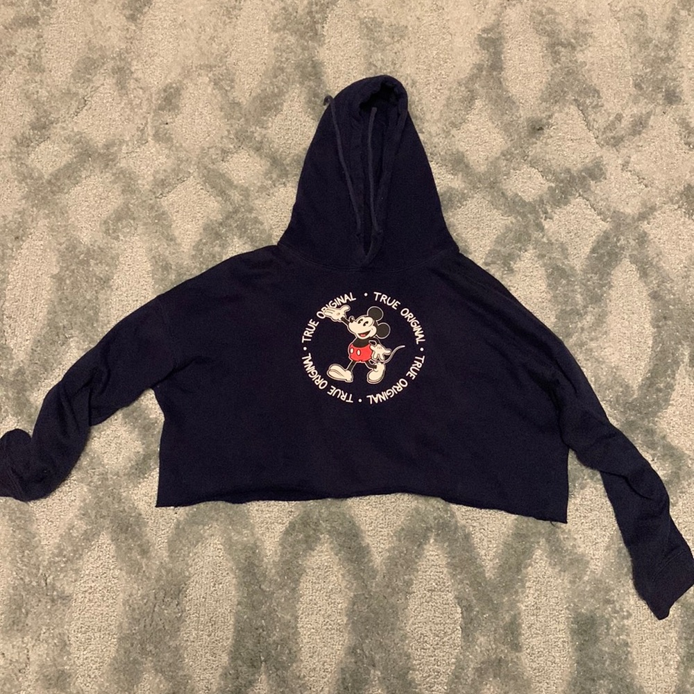 Disney Cropped Hoodie, Size M (US 8/10)